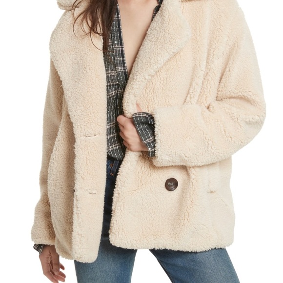 🍂SOLD🍂NWT Free People Teddy Coat XS - Picture 2 of 7